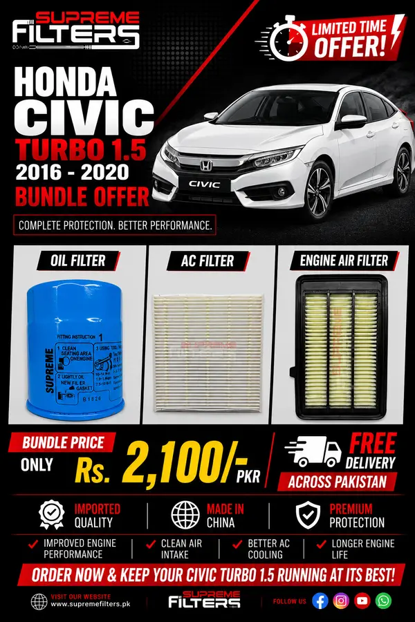 Honda Civic Turbo 1.5 2016-2020 Bundle Offer