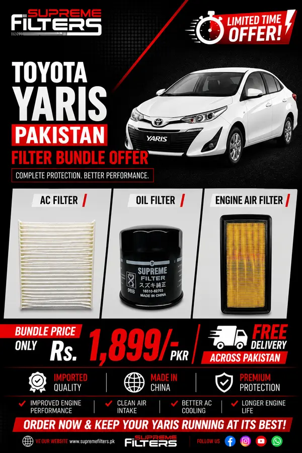Toyota Yaris/Rush Air Oil Cabin Filter (BUNDLE OFFER)