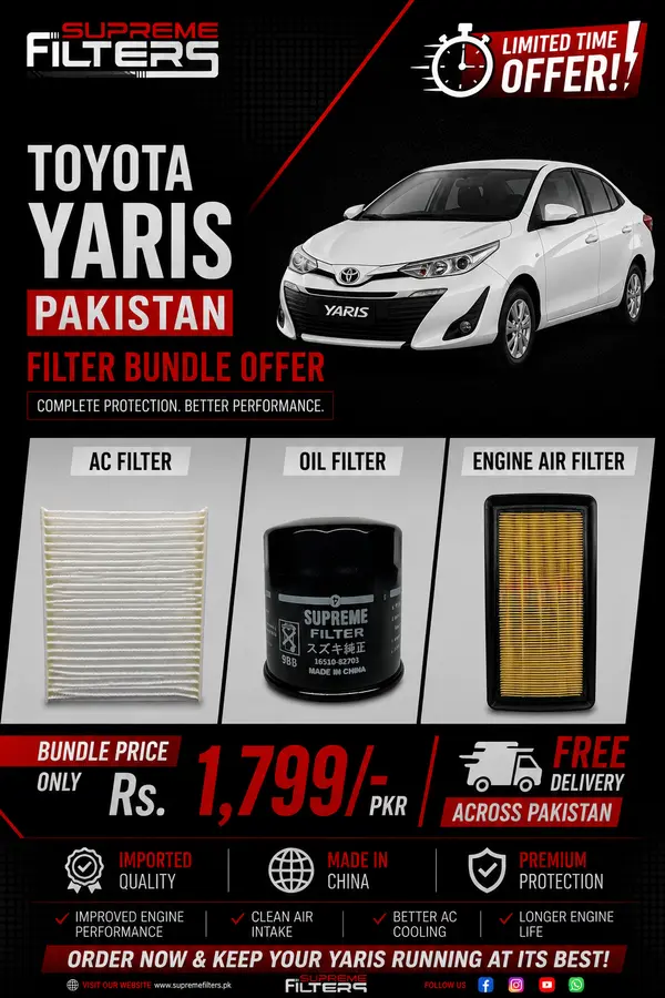 Toyota Yaris/Rush Air Oil Cabin Filter (BUNDLE OFFER)