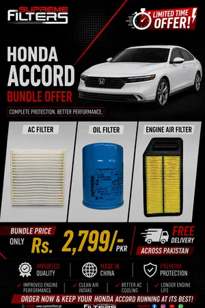 Honda Accord Air Oil Cabin Filter (BUNDLE OFFER)
