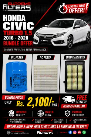 Honda Civic Turbo 1.5 2016-2020 Bundle Offer