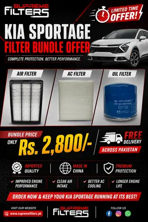 Kia Sportage Air,Ac,Oil Cabin Filter (BUNDLE OFFER)