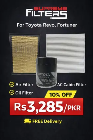 Toyota Fortuner Air Oil Cabin Filter (BUNDLE OFFER)