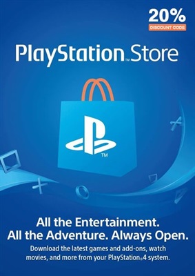 PSN 20% DISCOUNT Code (US)