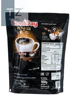 Good Day Pure Black Coffee, Instant Coffee Sticks- 40 Sticks