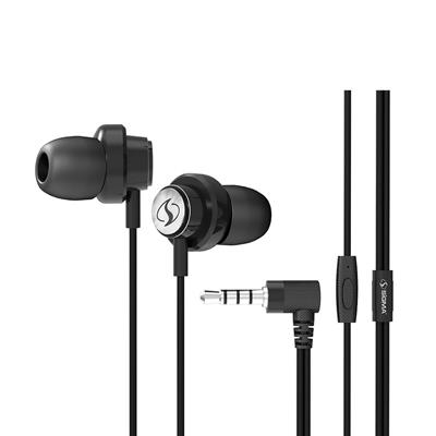 Sigma Metal Casing Stereo Sound In-ear Earphones with Mic – S17