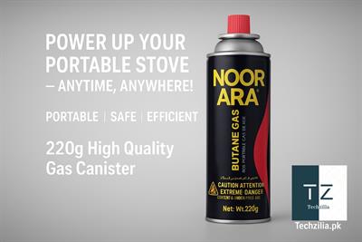 Noor Ara Butane Gas 220 gm Pack of 4