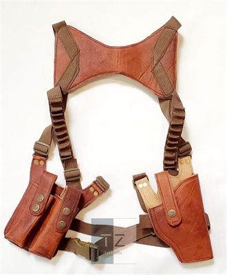 Holster Genuine Leather Vest for 9mm and 30 bore Pistols