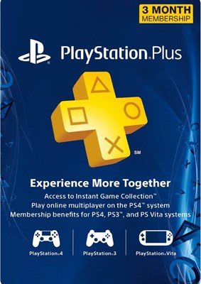 PLAYSTATION PLUS 3 MONTHS MEMBERSHIP (US)