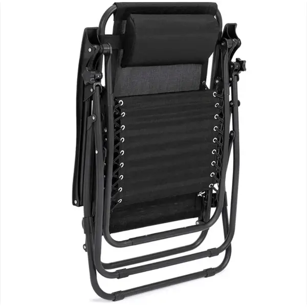 Foldable Outdoor Lounger - Portable Zero Gravity Recliner Chair