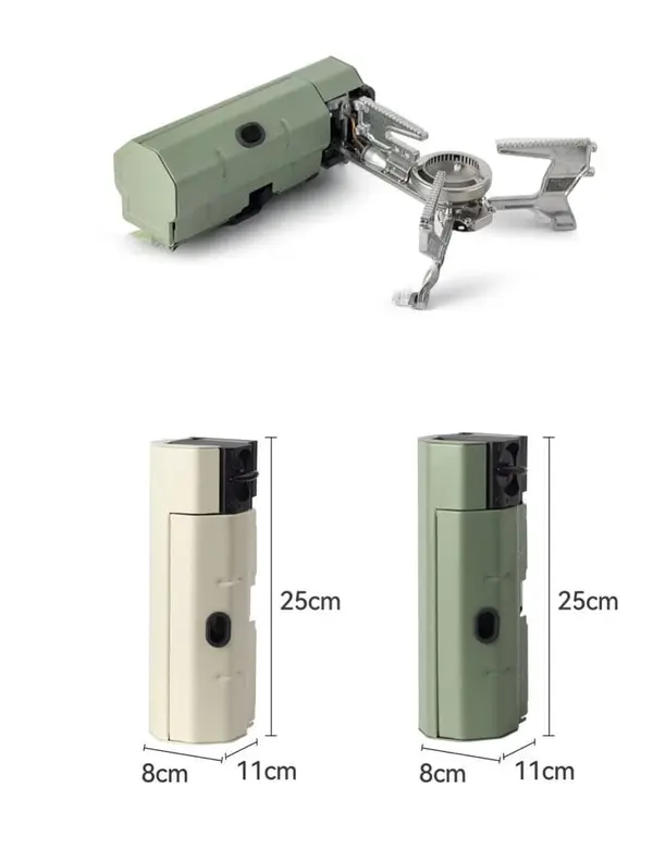 Portable Camping Gas Stove: Folding Cassette Butane stove Burner