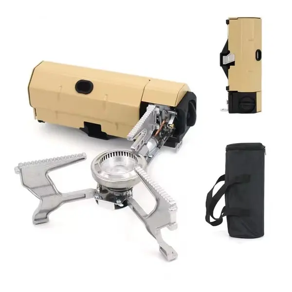 Portable Camping Gas Stove: Folding Cassette Butane stove Burner