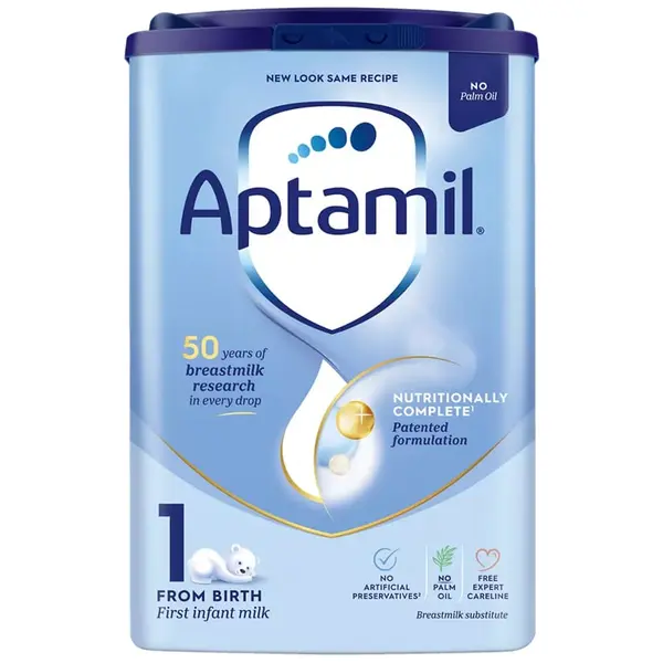 APTAMIL 1 FIRST INFANT MILK 0- 6 MONTHS 800G (IMPORTED MADE IN UK/ IRELAND)