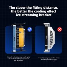 MEMO DLA6 Mobile Phone Radiator Phone Cooling Fan Case Cold Wind Handle Fan for PUBG Mobile Gaming Phone Cooler Phone Cooling Fan
