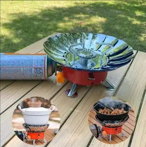 Kovab K-203 Windproof Portable Gas Stove | 2800W Camping Burner with Piezo Ignition