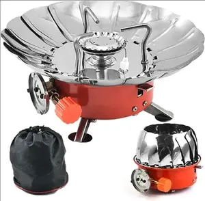 Kovab K-203 Windproof Portable Gas Stove | 2800W Camping Burner with Piezo Ignition