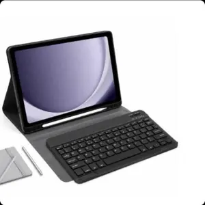 A16 Keyboard Case for Android Tablets & iPad – 11/10.9 Inch with Pencil Holder