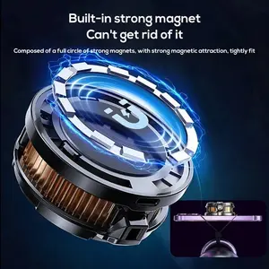 Memo CX07 Smartphone Magnetic Cooler – 15W Fast Cooling Phone Radiator Fan, Semiconductor Heatsink, Magnetic Phone Cooler for Smartphones & Tablets, Gaming Cooling Fan