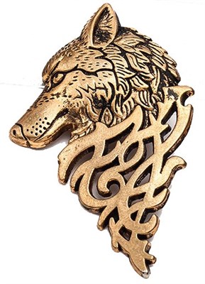 Game of thrones Stark Wolf Brooch