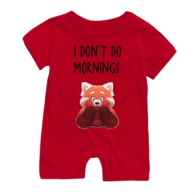 I Do not do mornings romper