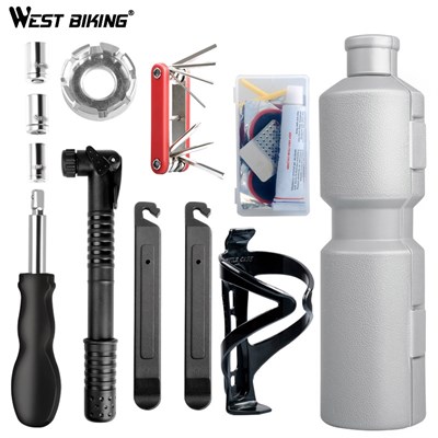 WEST BIKING Bike Repair Tools Kit Professional Multi-function Purpose Cycling Bicycle Repair Tool Se