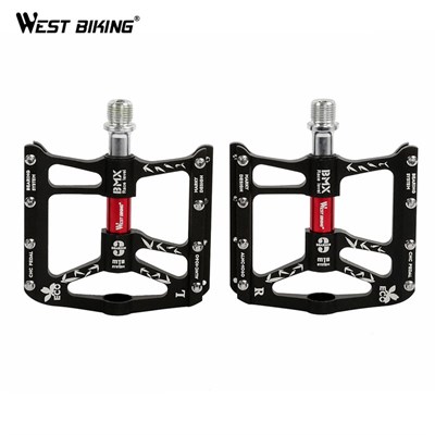 MTB, BMX, Road - Aluminium Alloy, Anti-Slip, 3 Bearings - Bike Pedals