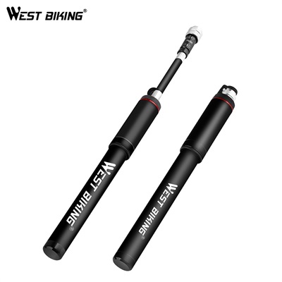 WEST BIKING Portable Mini Aluminium Alloy Pump - 150PSI