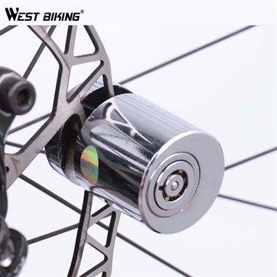 WEST BIKING Bicycle Bike Lock Bike Brake Disc Lock Alloy Anti-Theft Strong Security Cycling Lock Bic