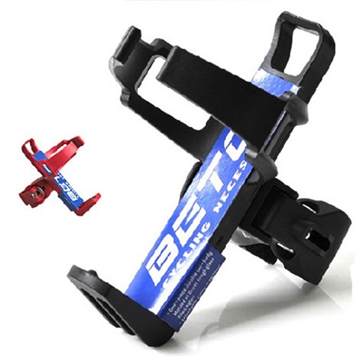 BETO Adjustable Bike Bicycle MTB Water Bottle Holder Water Bottle Cage Rack (Black)
