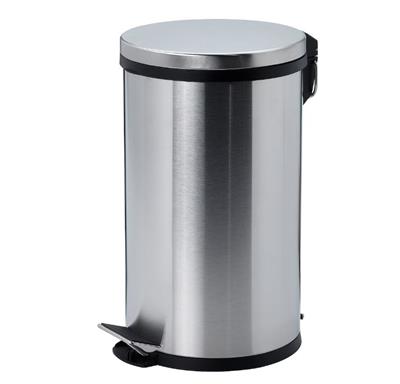 Pedal bin, stainless steel, 5 l