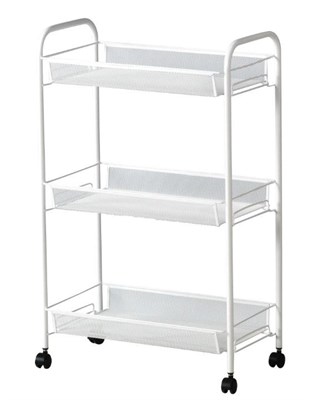 IKEA bathroom Trolley with Castors, white26x48x77 cm