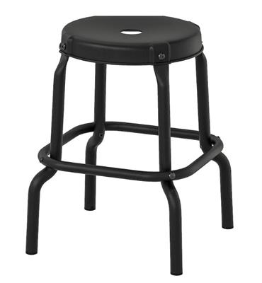 IKEA Raskog Stool, Black Steel, Epoxy/polyester powder coating