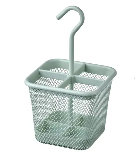 IKEA UPPDATERA Cutlery caddy, Pale Green, 12x12 cm