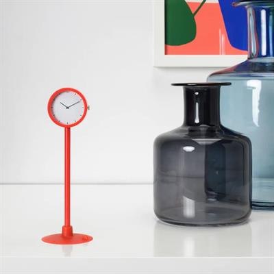 IKEA STAKIG Clock, red, 16.5 cm