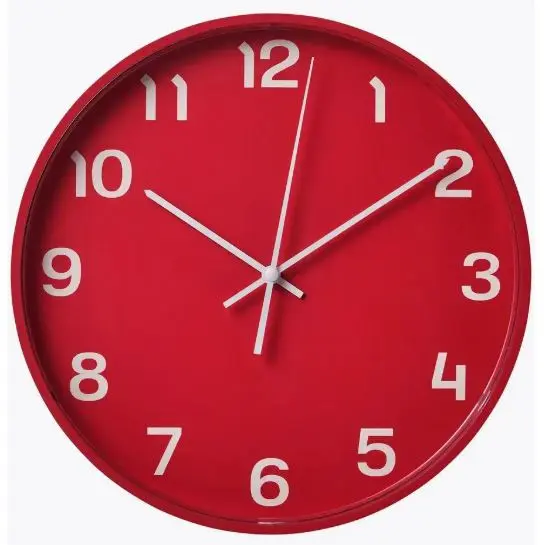 IKEA Wall clock, Red 28 cm