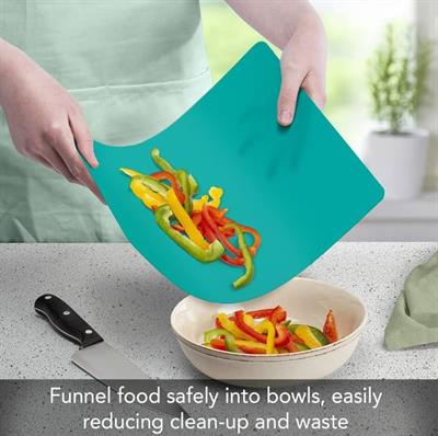 IKEA Bendable chopping board, turquoise28x36 cm