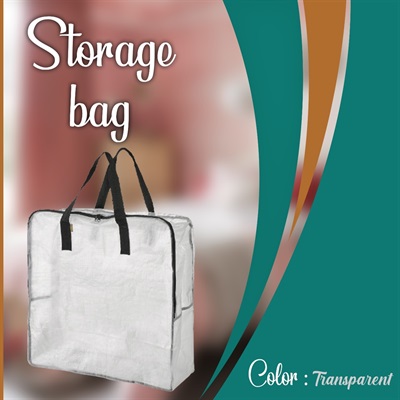 IKEA Dimpa Storage bag, transparent 65x22x65 cm