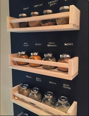 IKEA BEKVÄM Spice rack, birch