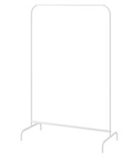MULIG Clothes rack, white, 99x152 cm