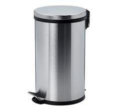Pedal bin, stainless steel, 5 l