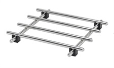 IKEA LAMPLIG pot stand stainless steel, 18x18 cm