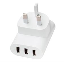 IKEA KOPPLA 3-port USB charger, white