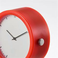 IKEA STAKIG Clock, red, 16.5 cm