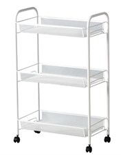 IKEA bathroom Trolley with Castors, white26x48x77 cm