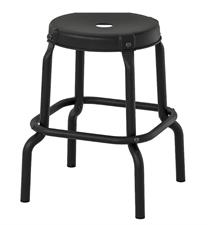IKEA Raskog Stool, Black Steel, Epoxy/polyester powder coating
