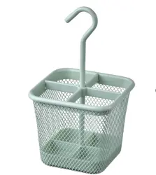 IKEA UPPDATERA Cutlery caddy, Pale Green, 12x12 cm