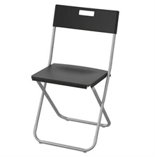 IKEA Foldable Chair Black color
