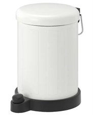IKEA Waste bin, white/grey4 l