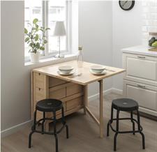 IKEA Raskog Stool, Black Steel, Epoxy/polyester powder coating
