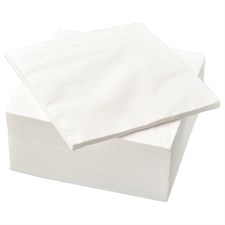 IKEA Paper napkin, white 40x40 cm (100 pcs)